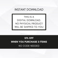 custom discount buy 3 save 15 percent